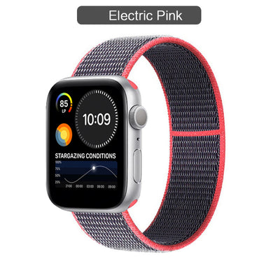 Correa Nylon Loop Compatible con Apple Watch Series 3, 4, 5, 6 y SE - Image 24