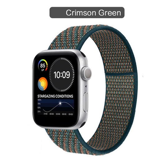 Correa Nylon Loop Compatible con Apple Watch Series 3, 4, 5, 6 y SE - Image 26