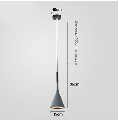 Lámpara Colgante Nórdica Minimalista para Dormitorio y Sala