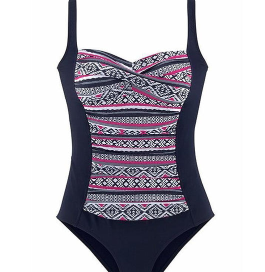 Traje de Baño Enterizo Plus Size Polk Dot Europeo - Image 4