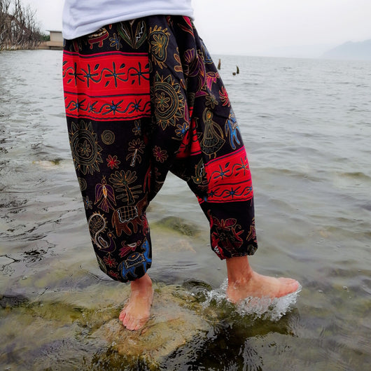 Pantalones Holgados Tailandeses con Cintura Ajustable - Image 23