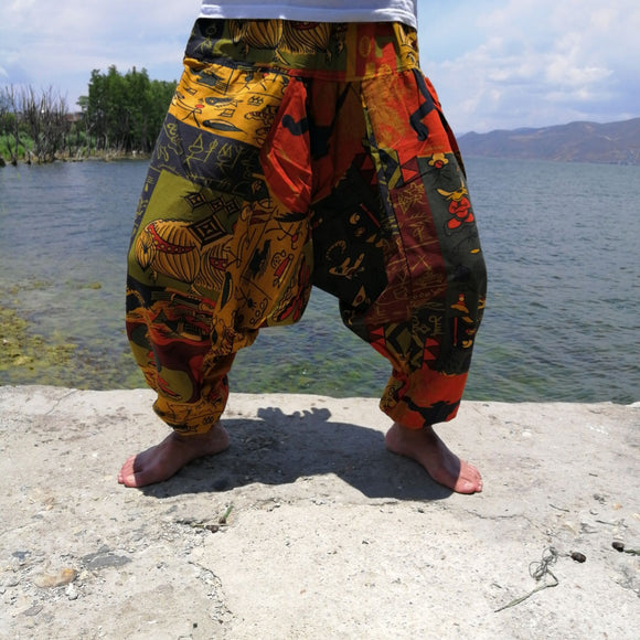 Pantalones Holgados Tailandeses con Cintura Ajustable