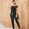 Jumpsuit Asimétrico con Hombro Descubierto