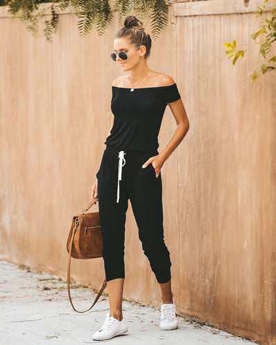 Jumpsuit Asimétrico con Hombro Descubierto - Image 6