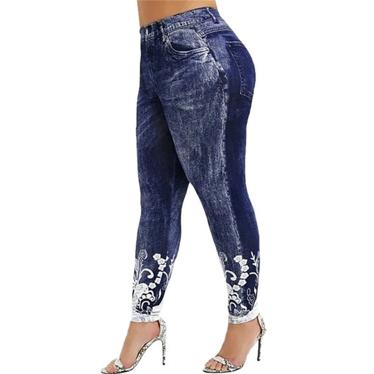 Leggings Deportivos Estampados Talla Grande - Cómodos y Versátiles - Image 9