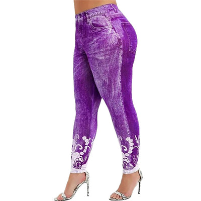 Leggings Deportivos Estampados Talla Grande - Cómodos y Versátiles - Image 10