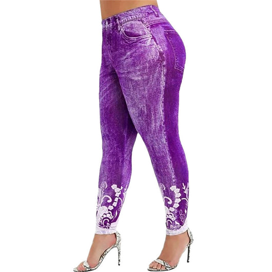 Leggings Deportivos Estampados Talla Grande - Cómodos y Versátiles - Image 10