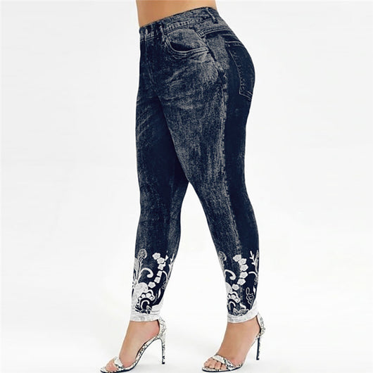 Leggings Deportivos Estampados Talla Grande - Cómodos y Versátiles - Image 12