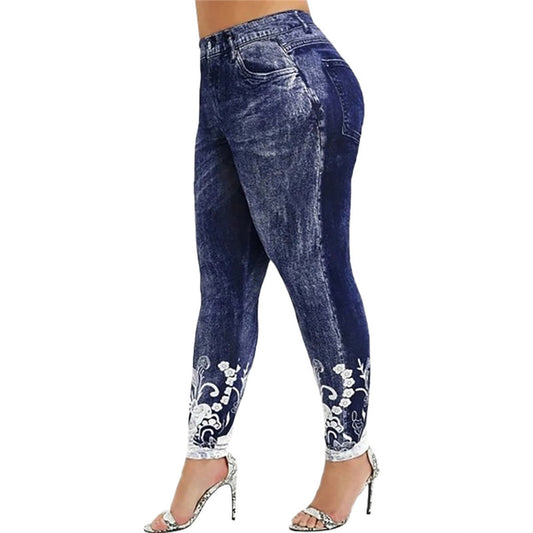 Leggings Deportivos Estampados Talla Grande - Cómodos y Versátiles - Image 2