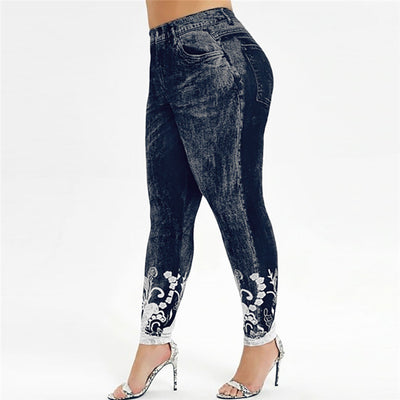 Leggings Deportivos Estampados Talla Grande - Cómodos y Versátiles - Image 6