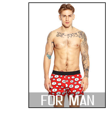 Boxer Estampado Dibujos Animados de Algodón para Hombre Aro 1268 - Image 14