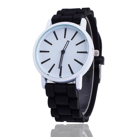 Reloj con Correa de Silicona Gel Ultrafina - Colores Pastel Caramelo
