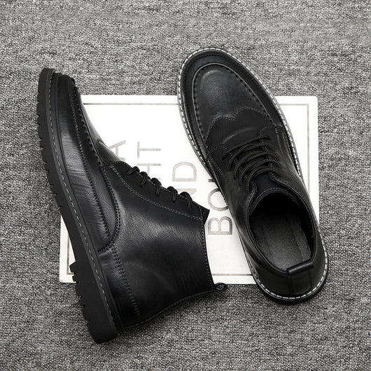 Botas de Cuero Premium para Hombre con Suela Ortopédica - Image 9