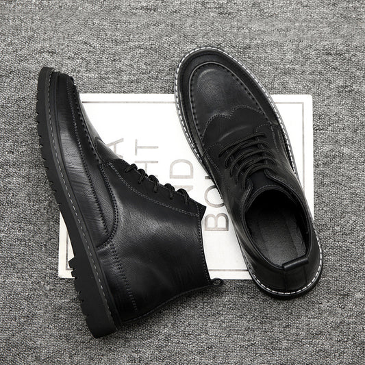Botas de Cuero Premium para Hombre con Suela Ortopédica