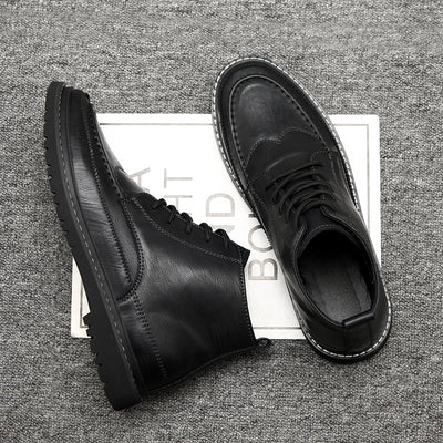 Botas de Cuero Premium para Hombre con Suela Ortopédica