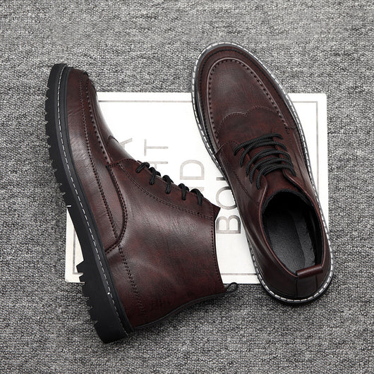 Botas de Cuero Premium para Hombre con Suela Ortopédica - Image 3