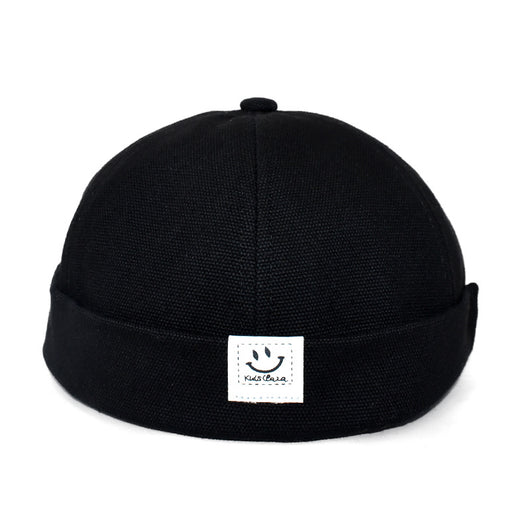 Gorra de Cuero Tide Melón con Carita Sonriente - Estilo Landlord Japonés - Image 13