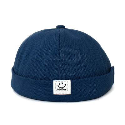 Gorra de Cuero Tide Melón con Carita Sonriente - Estilo Landlord Japonés - Image 16