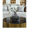 Florero de Vidrio con Rayas Plateadas - Hidropónico Moderno para Decoración del Hogar