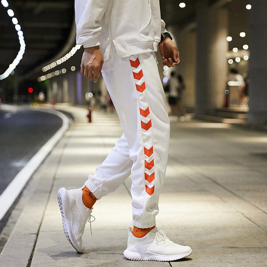Pantalones Deportivos Sueltos para Hombre - Estilo Casual Primavera Blanco - Image 2