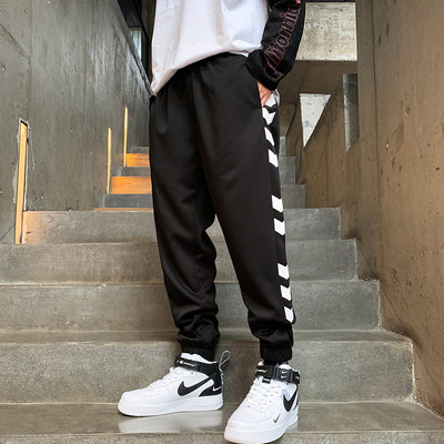 Pantalones Deportivos Sueltos para Hombre - Estilo Casual Primavera Blanco - Image 3
