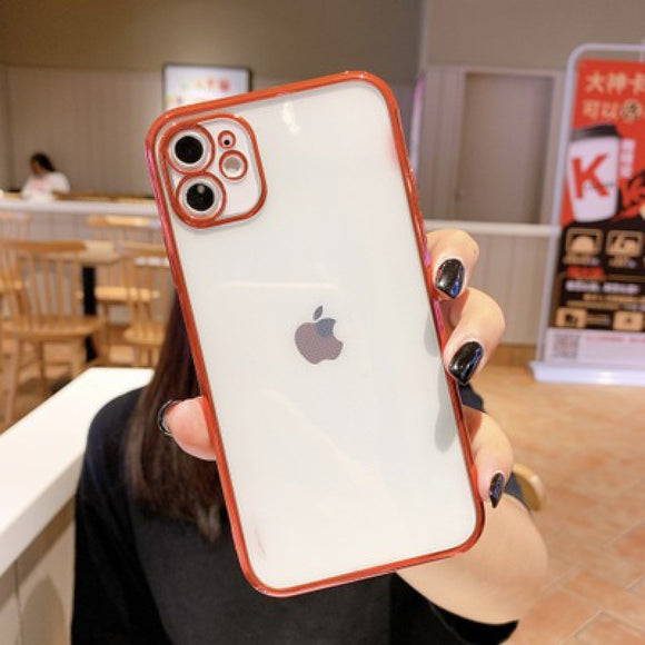 Funda de Vidrio Electrochapada para Teléfono Móvil con Diseño Creativo