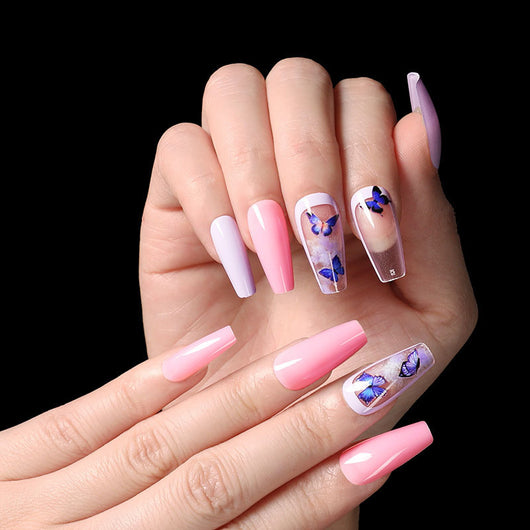 Uñas Postizas Ballet - Diseño Elegante y Duradero - Image 43