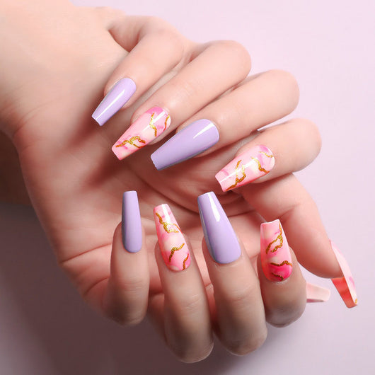 Uñas Postizas Ballet - Diseño Elegante y Duradero - Image 30
