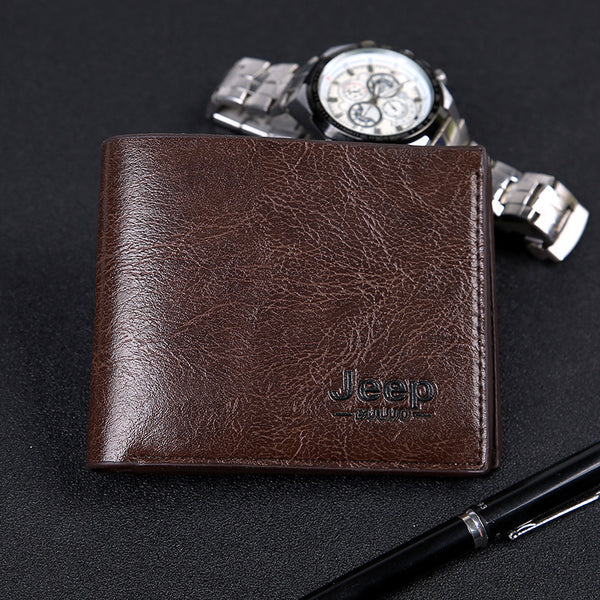 Cartera Corta para Hombre en Cuero PU