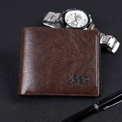 Cartera Corta para Hombre en Cuero PU