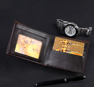 Cartera Corta para Hombre en Cuero PU - Image 3