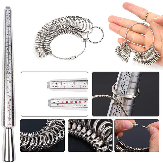 Juego Completo de 11 Herramientas para Joyería con Medidor de Anillos - Image 3