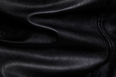 Chaqueta de Cuero PU Lavado para Motociclista con Cuello Alzado - Image 10