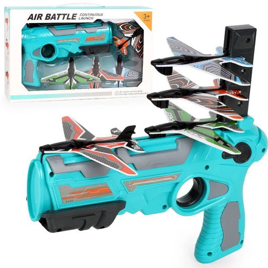 Lanzador de Planeadores Giratorios para Niños - Juguete Volador Manual - Image 2