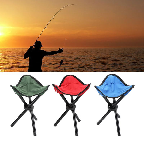 Silla de Pesca Portátil Plegable - Asiento Compacto para Camping y Actividades Outdoor