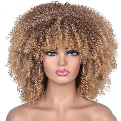 Peluca Corta Rizada Estilo Europeo y Americano para Mujer - Image 8
