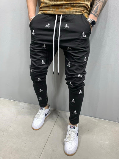 Pantalones Deportivos Hip Hop con Detalles en Color para Hombre