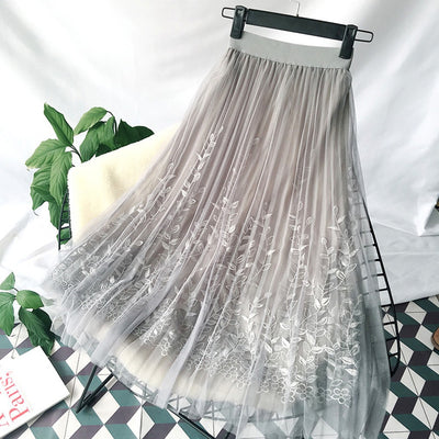 Falda Tutú de Tul Hada Voluminosa Midi para Mujer - Image 9
