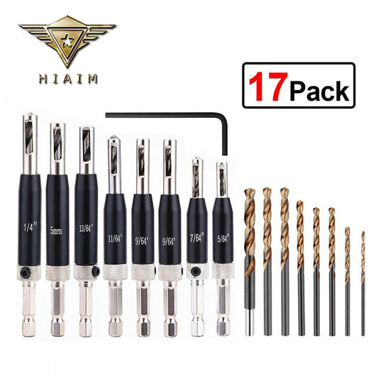 Kit de Brocas Centradores para Bisagras Autocentrantes con Perforador de Núcleo - Image 9