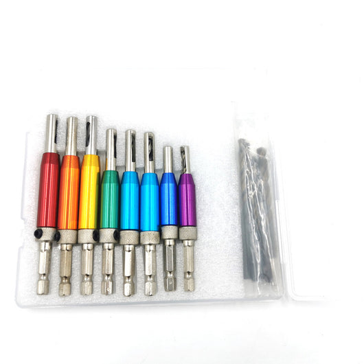 Kit de Brocas Centradores para Bisagras Autocentrantes con Perforador de Núcleo