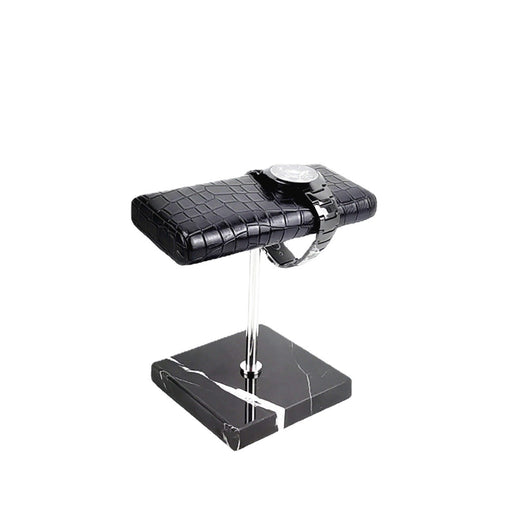 Organizador de Joyas y Relojes en Mármol con Soporte de Cuero PU - Image 6