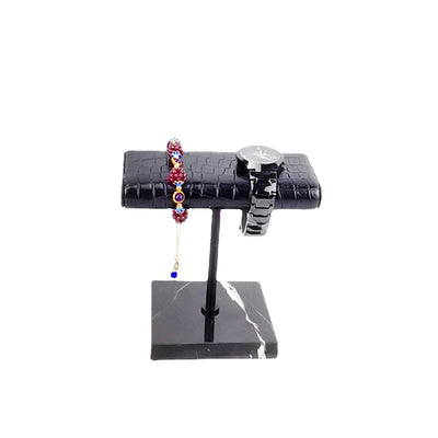 Organizador de Joyas y Relojes en Mármol con Soporte de Cuero PU - Image 5