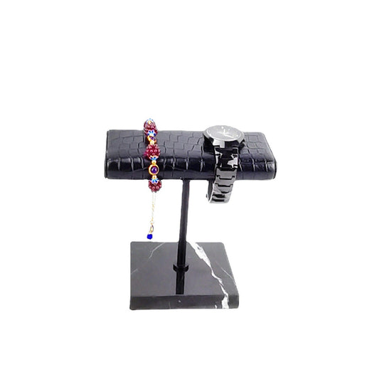 Organizador de Joyas y Relojes en Mármol con Soporte de Cuero PU - Image 5