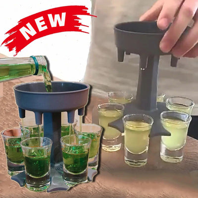 Dispensador de Caballitos para 6 Tragos - Soporte para Shots y Licores - Image 2