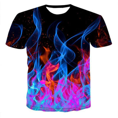 Playera Hombre Efecto Vértigo 3D Manga Corta - Image 3