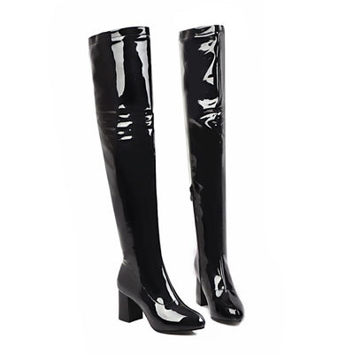 Bota Larga de Tacón Alto Cómoda y Casual - Image 20