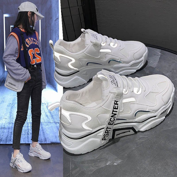 Tenis de Plataforma Chunky para Mujer - Ligeros, Transpirables y a la Moda