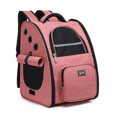 Mochila Transportadora para Mascotas - Bolsa Respirable para Gatos y Perros
