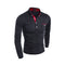 Camisa Casual de Lunares para Hombre - Manga Larga Moderna