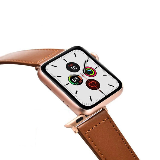 Correa de Cuero Genuino Compatible con Apple Watch Serie 1 y SE - Image 15
